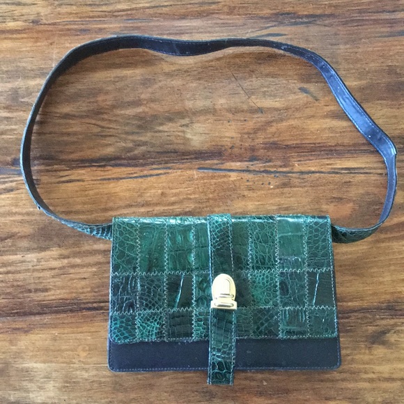 Vintage crocodile clutch/handbag – purse - Picture 5 of 5